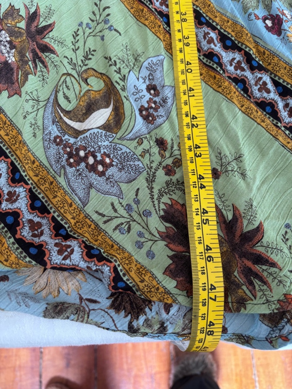 Women’s Vintage Carole Little Floral Pattern Boho Sleeveless Maxi  Size 10P - Picture 10 of 10